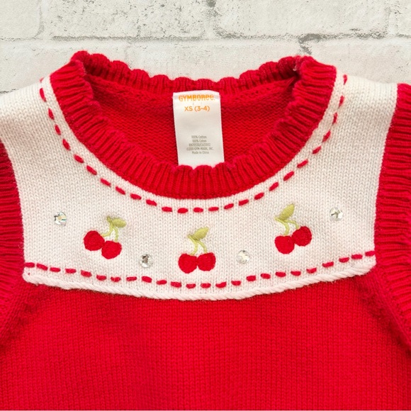 Gymboree Red Cherry Sweater Vest - Picture 2 of 5